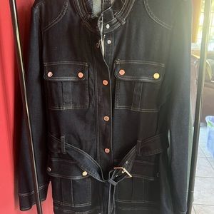 WHBM denim jacket-size 14 $60